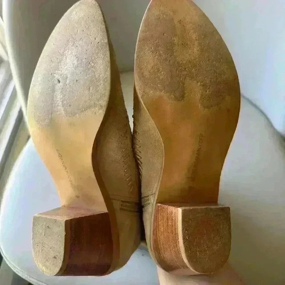 REVOLVE REBECCA MINKOFF | Lulu Womens Suede Western Ankle Boots Side Zip SIZE 8 - Picture 5 of 8